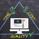 web site development cost value