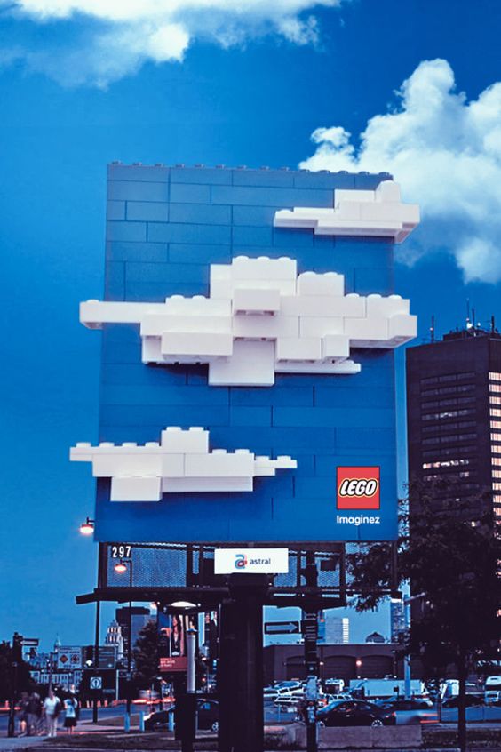 Lego Guerilla Advertising Billboard