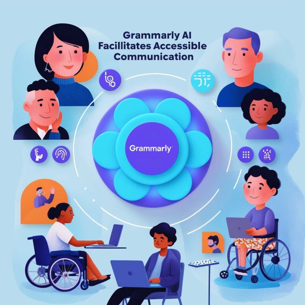 grammarly ai being used for accessible communication