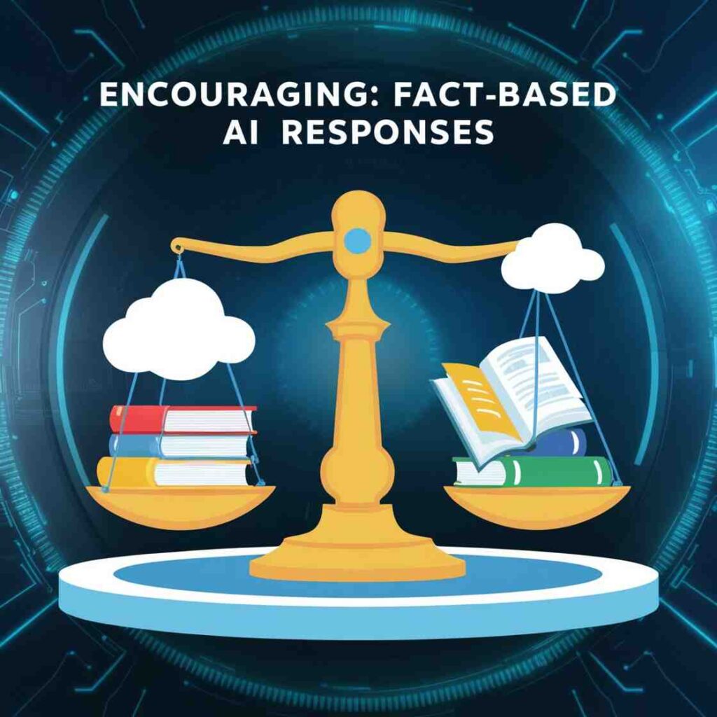 image depicting encouraging Fact-Based ai Responses