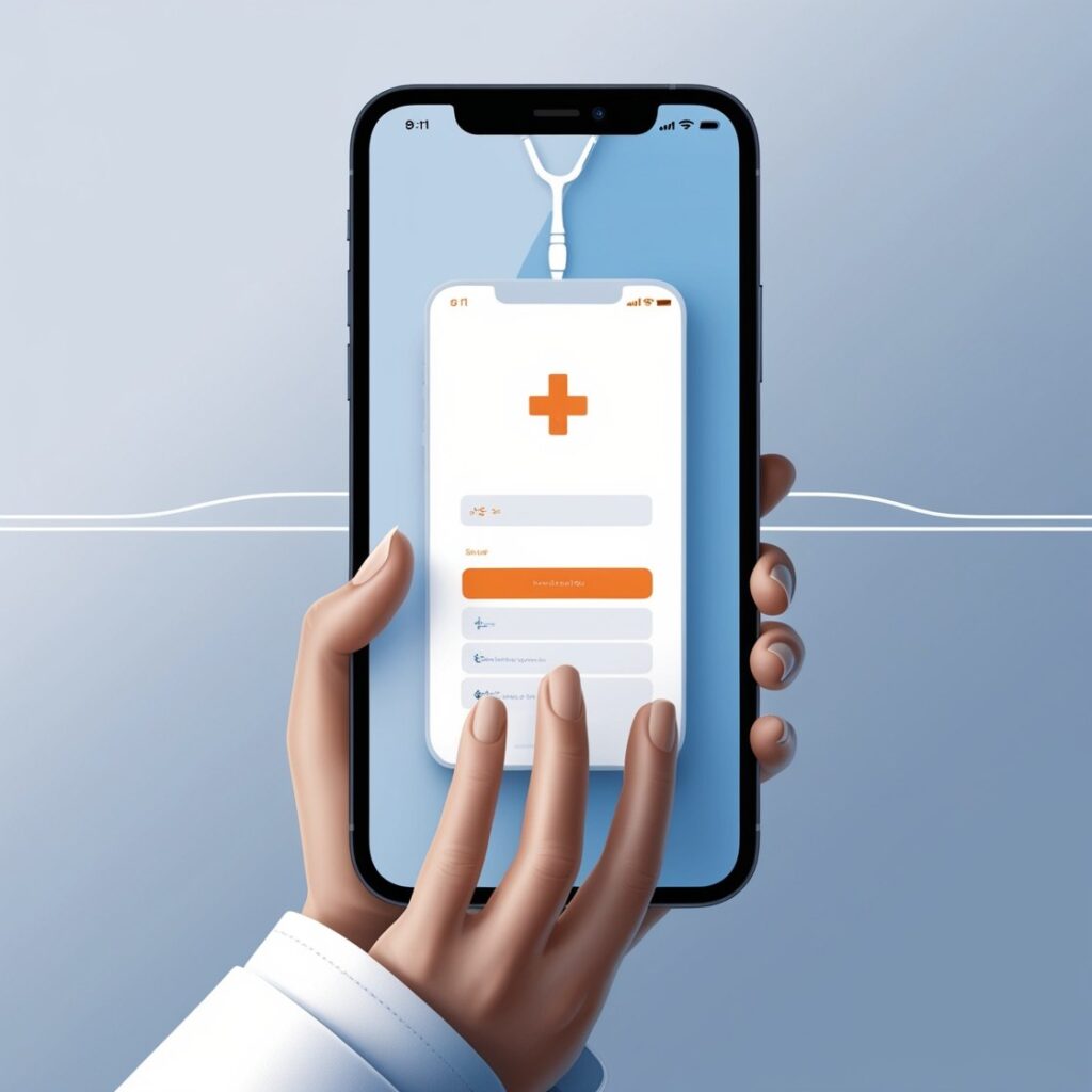 mobile app designed for medical professionals