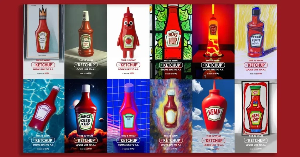 heinz ai ketchup campaign