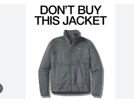 “Don’t Buy This Jacket” campaign?